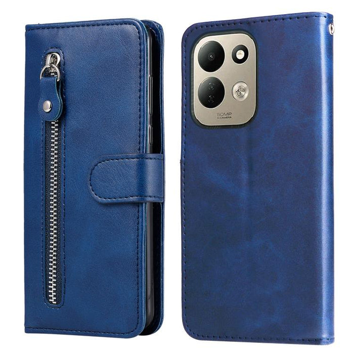 Funda para teléfono de cuero con cremallera y textura de becerro a la moda, For Redmi 15a 5G, For Redmi Turbo 5 Max 5G / Poco X8 Pro Max 5G, For Redmi Turbo 5 5G / Poco X8 Pro 5G, For Redmi Note 15 Pro+ 5G 163.3mm / Poco M8 Pro 5G                      ...