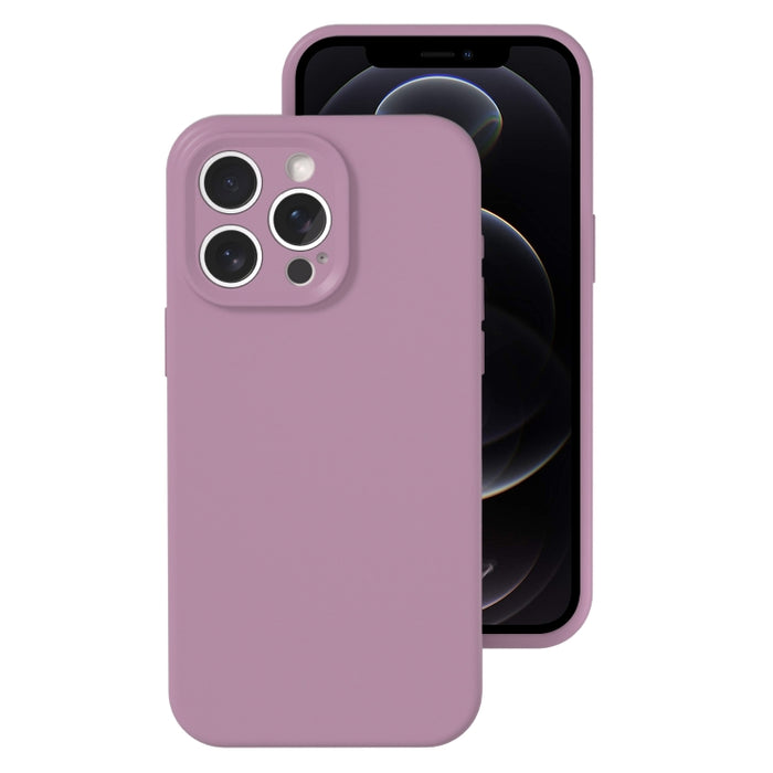 Caja líquida del teléfono de la cobertura total del color de la jalea del silicón del agujero exacto, For iPhone 12, For iPhone 12 Pro Max, For iPhone 12 Pro