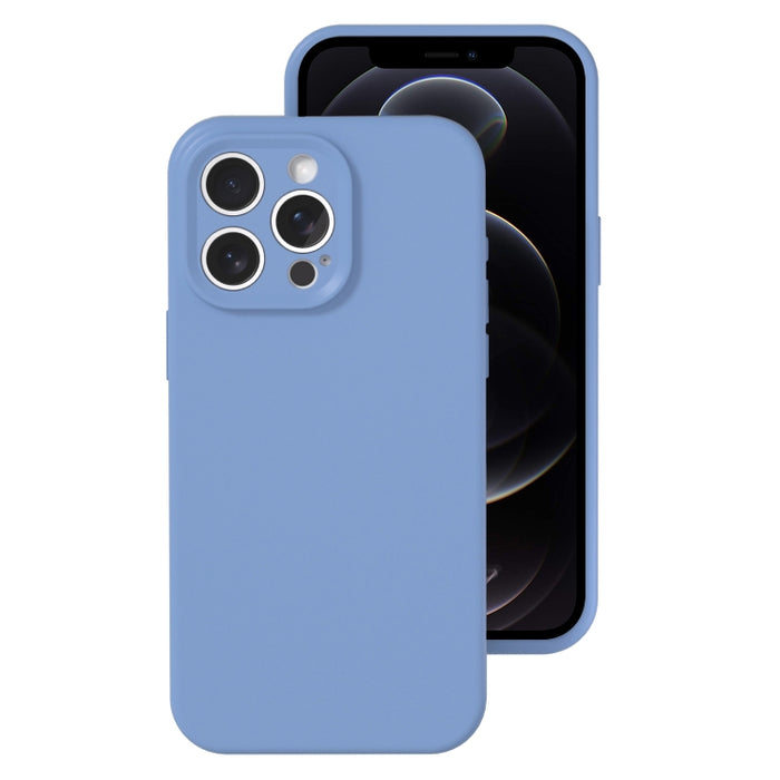 Caja líquida del teléfono de la cobertura total del color de la jalea del silicón del agujero exacto, For iPhone 12, For iPhone 12 Pro Max, For iPhone 12 Pro