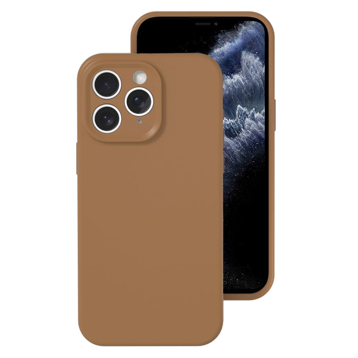 Caja líquida del teléfono de la cobertura total del color de la jalea del silicón del agujero exacto, For iPhone 11 Pro Max, For iPhone 11, For iPhone 11 Pro