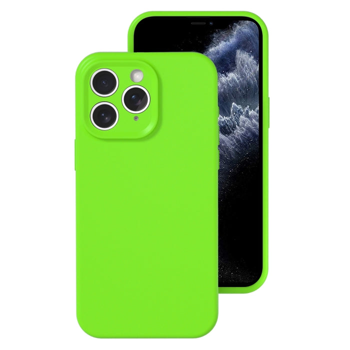 Caja líquida del teléfono de la cobertura total del color de la jalea del silicón del agujero exacto, For iPhone 11 Pro Max, For iPhone 11, For iPhone 11 Pro