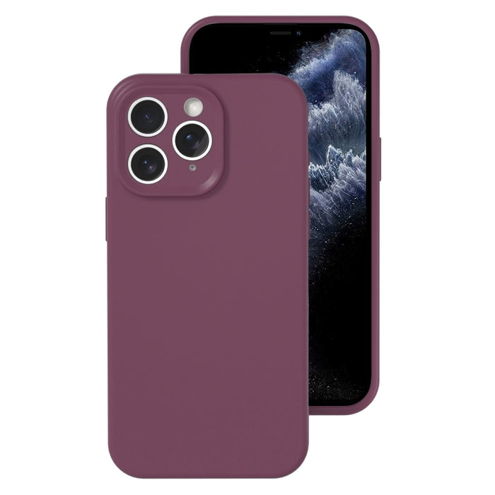 Caja líquida del teléfono de la cobertura total del color de la jalea del silicón del agujero exacto, For iPhone 11 Pro Max, For iPhone 11, For iPhone 11 Pro