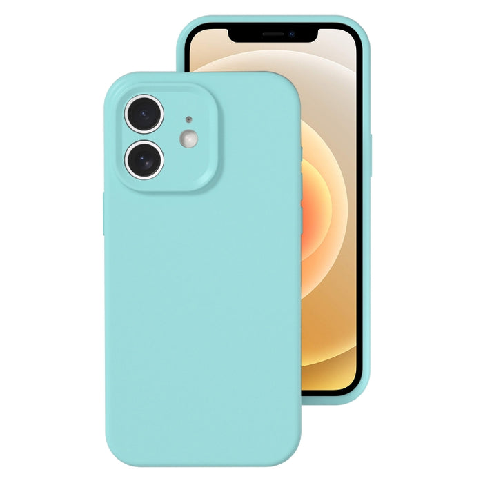 Caja líquida del teléfono de la cobertura total del color de la jalea del silicón del agujero exacto, For iPhone 12, For iPhone 12 Pro Max, For iPhone 12 Pro