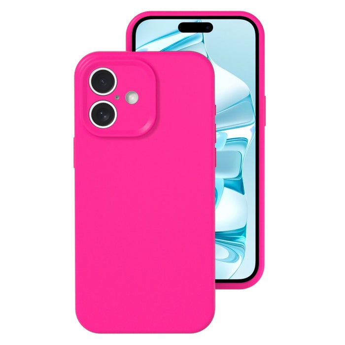Caja líquida del teléfono de la cobertura total del color de la jalea del silicón del agujero exacto, For iPhone 16 Pro Max, For iPhone 16 Pro, For iPhone 16 Plus