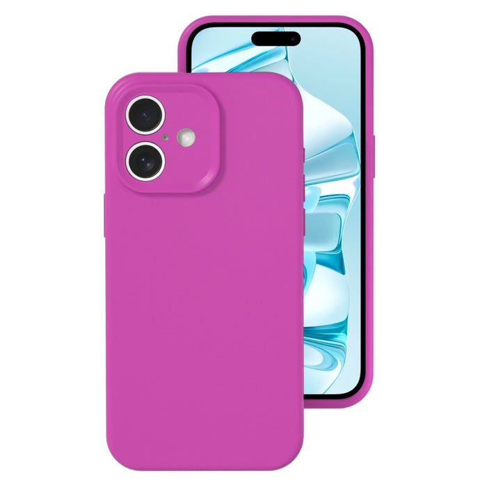 Caja líquida del teléfono de la cobertura total del color de la jalea del silicón del agujero exacto, For iPhone 16 Pro Max, For iPhone 16 Pro, For iPhone 16 Plus