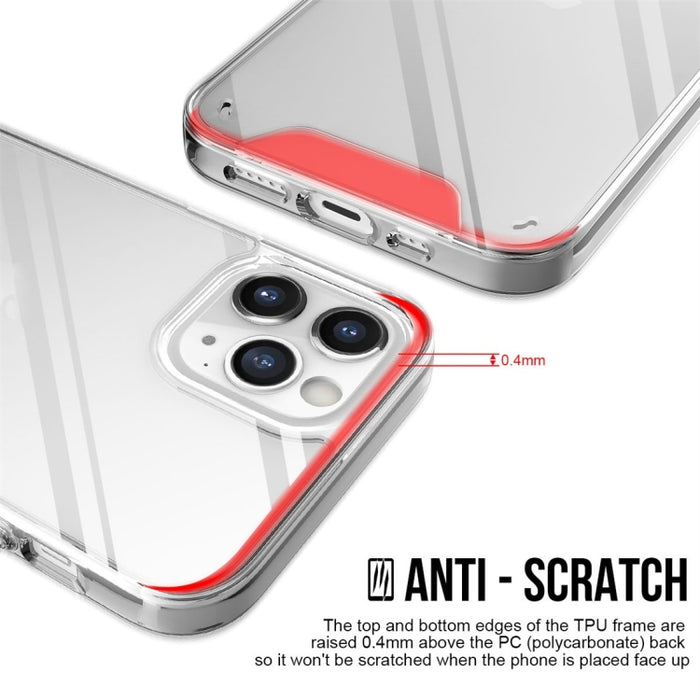 Estuche protector de TPU + acrílico a prueba de rayones Estuche protector