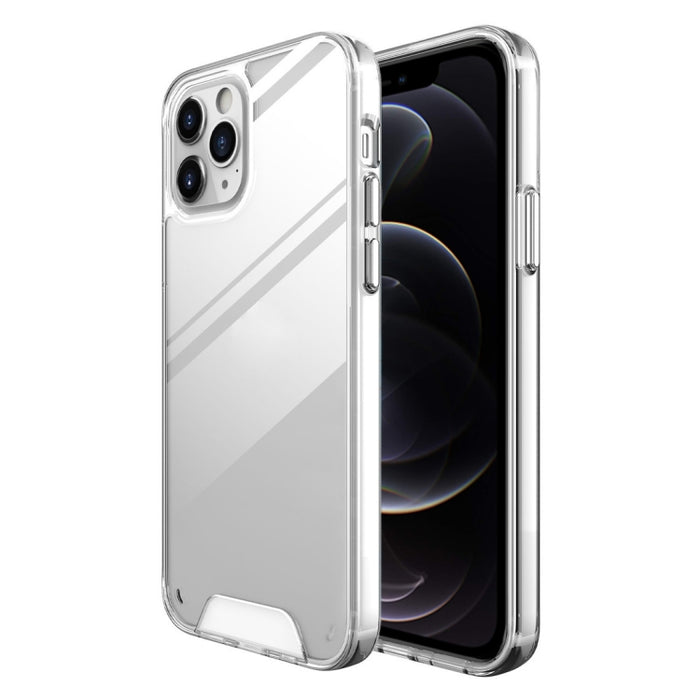 Estuche protector de TPU + acrílico a prueba de rayones Estuche protector