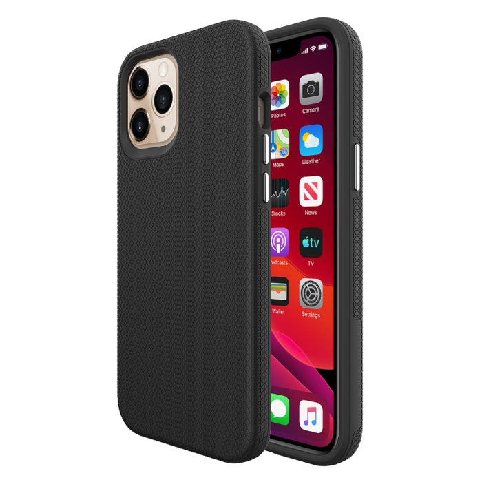 Funda TPU + PC con textura de armadura triangular