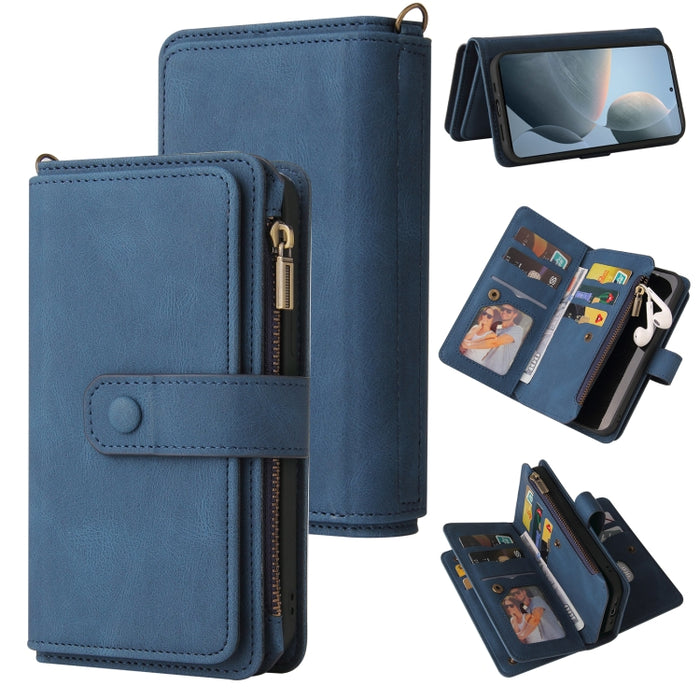 Funda de cuero para teléfono con cremallera y ranuras para múltiples tarjetas con tacto de piel, For Redmi Turbo 5 Max / Poco X8 Pro Max 5G, For Redmi Turbo 5 / Poco X8 Pro 5G, For Redmi Note 14 5G, For Redmi Note 14 Pro / 14 Pro+ 5G                   ...