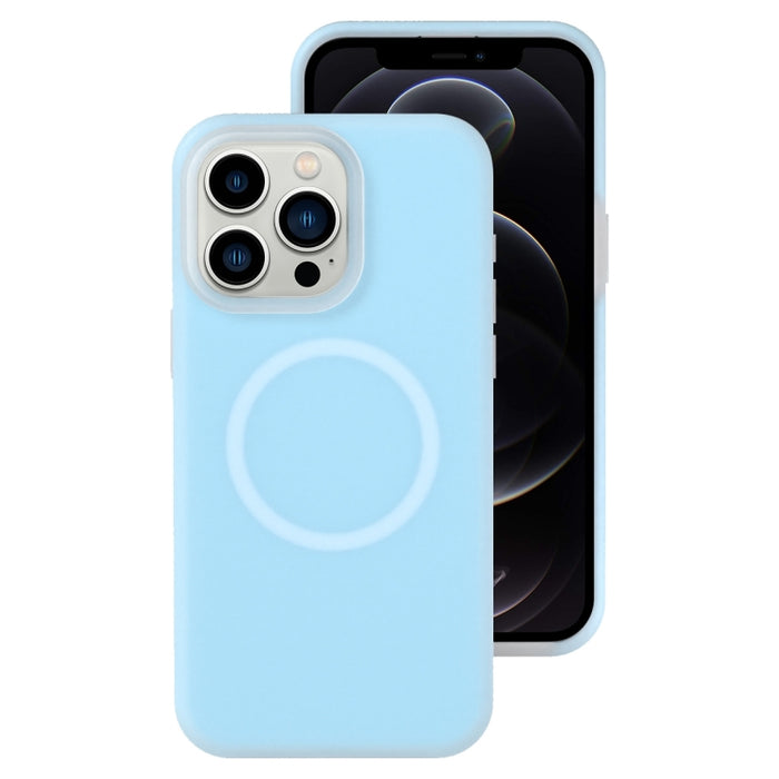 Funda magnética para teléfono con silicona líquida Jelly MagSafe, For iPhone 12 Pro, For iPhone 11 Pro Max, For iPhone 11, For iPhone 11 Pro