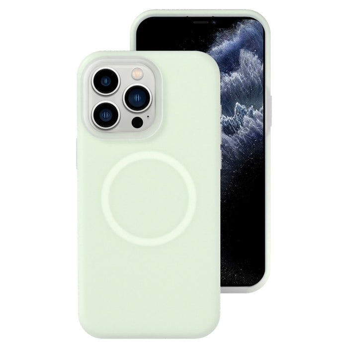 Funda magnética para teléfono con silicona líquida Jelly MagSafe, For iPhone 12 Pro, For iPhone 11 Pro Max, For iPhone 11, For iPhone 11 Pro
