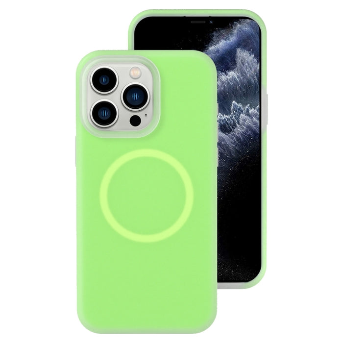 Funda magnética para teléfono con silicona líquida Jelly MagSafe, For iPhone 12 Pro, For iPhone 11 Pro Max, For iPhone 11, For iPhone 11 Pro