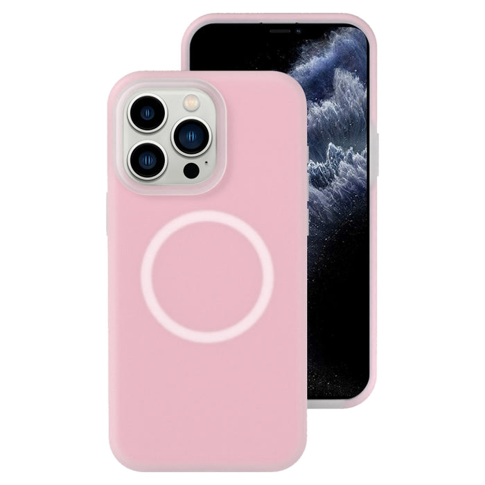Funda magnética para teléfono con silicona líquida Jelly MagSafe, For iPhone 12 Pro, For iPhone 11 Pro Max, For iPhone 11, For iPhone 11 Pro