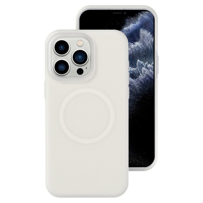 Funda magnética para teléfono con silicona líquida Jelly MagSafe, For iPhone 12 Pro, For iPhone 11 Pro Max, For iPhone 11, For iPhone 11 Pro