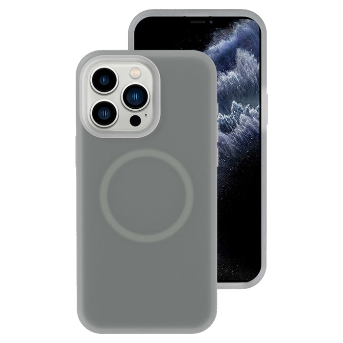 Funda magnética para teléfono con silicona líquida Jelly MagSafe, For iPhone 12 Pro, For iPhone 11 Pro Max, For iPhone 11, For iPhone 11 Pro