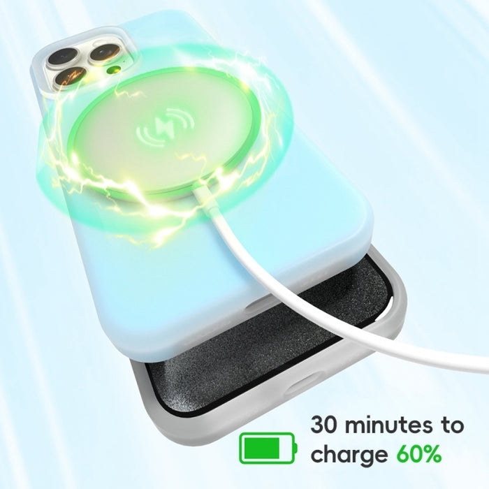 Funda magnética para teléfono con silicona líquida Jelly MagSafe, For iPhone 12 Pro, For iPhone 11 Pro Max, For iPhone 11, For iPhone 11 Pro