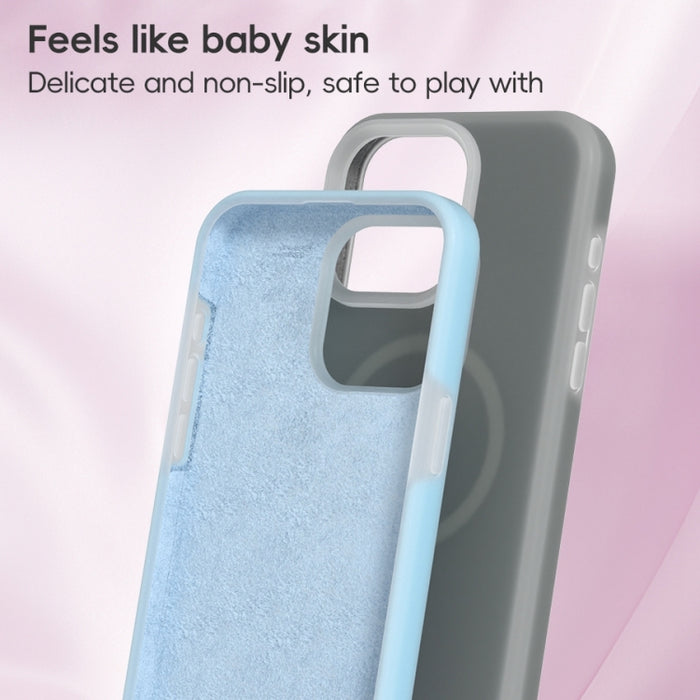 Funda magnética para teléfono con silicona líquida Jelly MagSafe, For iPhone 12 Pro, For iPhone 11 Pro Max, For iPhone 11, For iPhone 11 Pro