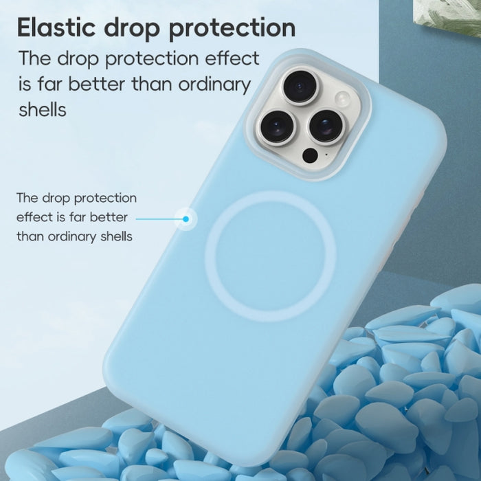 Funda magnética para teléfono con silicona líquida Jelly MagSafe, For iPhone 12 Pro, For iPhone 11 Pro Max, For iPhone 11, For iPhone 11 Pro