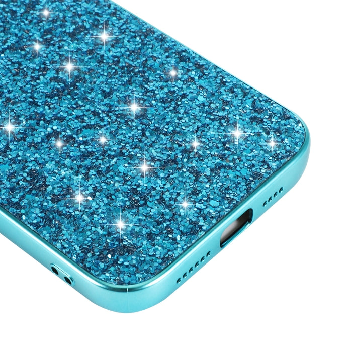 Estuche protector de TPU a prueba de golpes con polvo de brillo, For iPhone 12 / 12 Pro, For iPhone 12 mini, For iPhone 12 Pro Max, For Samsung Galaxy A71 5G