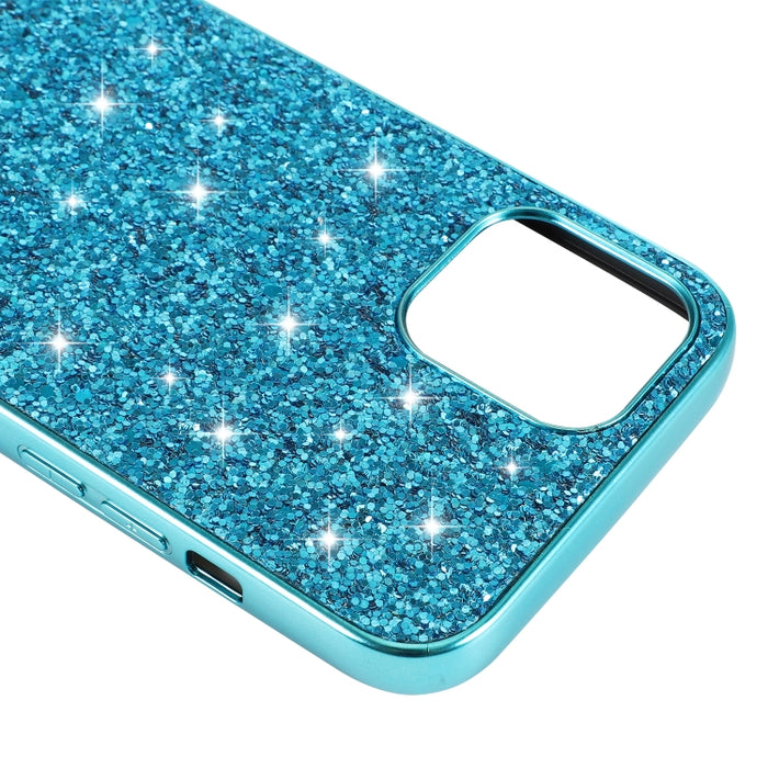 Estuche protector de TPU a prueba de golpes con polvo de brillo, For iPhone 12 / 12 Pro, For iPhone 12 mini, For iPhone 12 Pro Max, For Samsung Galaxy A71 5G