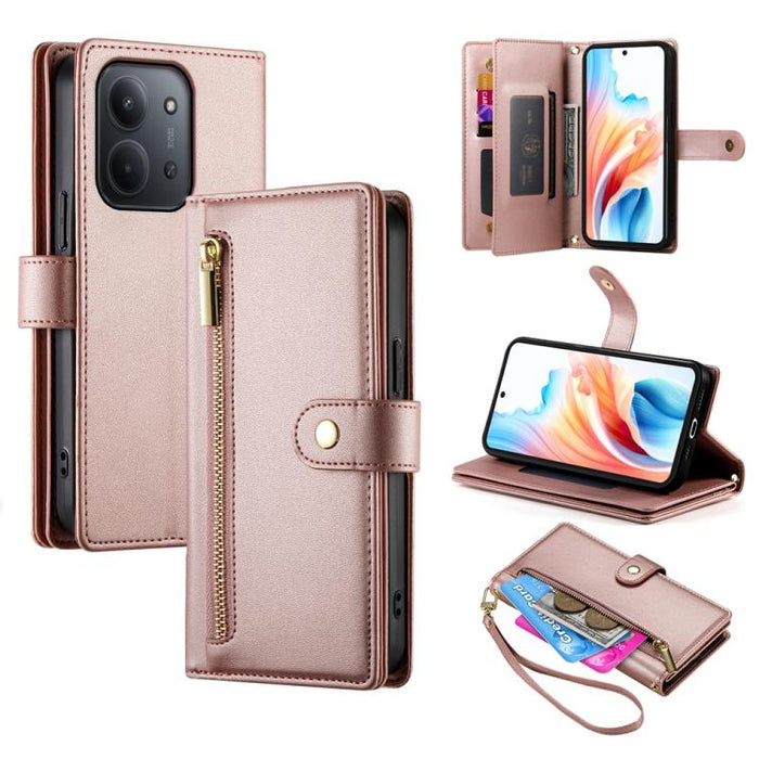 Cartera con cremallera y nueve ranuras para tarjetas, funda de cuero para teléfono, For Redmi A7 Pro 4G / 5G 171mm / Poco C85x 5G, For Redmi 15a 5G, For Redmi Turbo 5 Max 5G / Poco X8 Pro Max 5G, For Redmi Note 15 Pro+ 163.3mm / Poco M8 Pro            ...