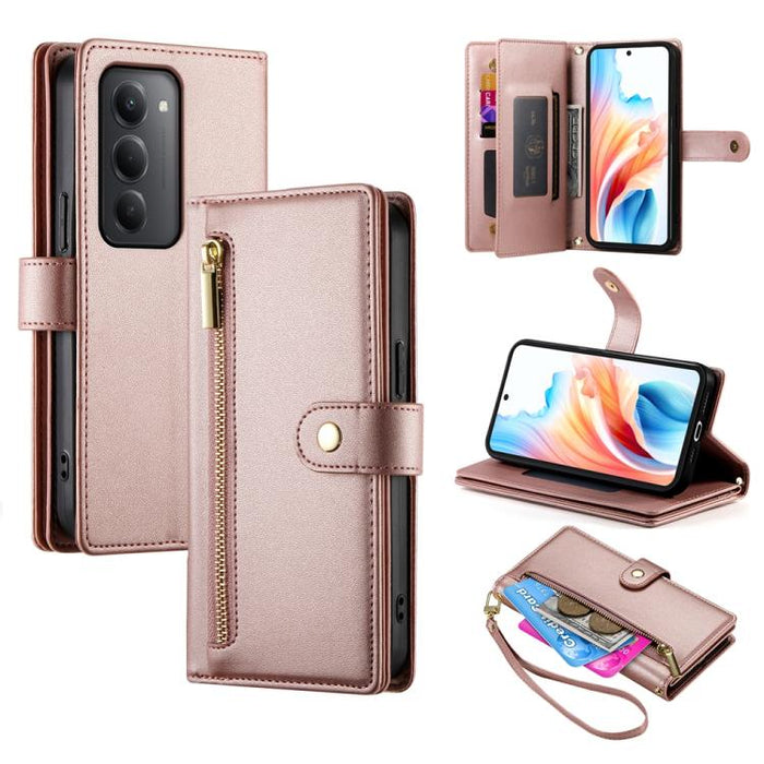 Cartera con cremallera y nueve ranuras para tarjetas, funda de cuero para teléfono, For Redmi A7 Pro 4G / 5G 171mm / Poco C85x 5G, For Redmi 15a 5G, For Redmi Turbo 5 Max 5G / Poco X8 Pro Max 5G, For Redmi Note 15 Pro+ 163.3mm / Poco M8 Pro            ...