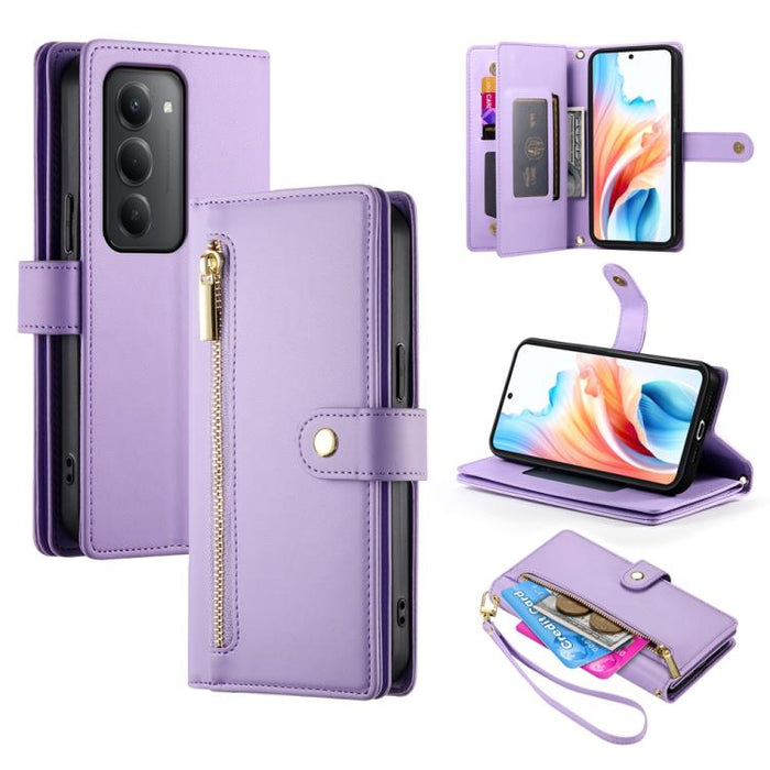Cartera con cremallera y nueve ranuras para tarjetas, funda de cuero para teléfono, For Redmi A7 Pro 4G / 5G 171mm / Poco C85x 5G, For Redmi 15a 5G, For Redmi Turbo 5 Max 5G / Poco X8 Pro Max 5G, For Redmi Note 15 Pro+ 163.3mm / Poco M8 Pro            ...