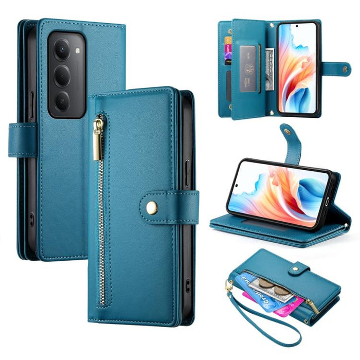 Cartera con cremallera y nueve ranuras para tarjetas, funda de cuero para teléfono, For Redmi A7 Pro 4G / 5G 171mm / Poco C85x 5G, For Redmi 15a 5G, For Redmi Turbo 5 Max 5G / Poco X8 Pro Max 5G, For Redmi Note 15 Pro+ 163.3mm / Poco M8 Pro            ...