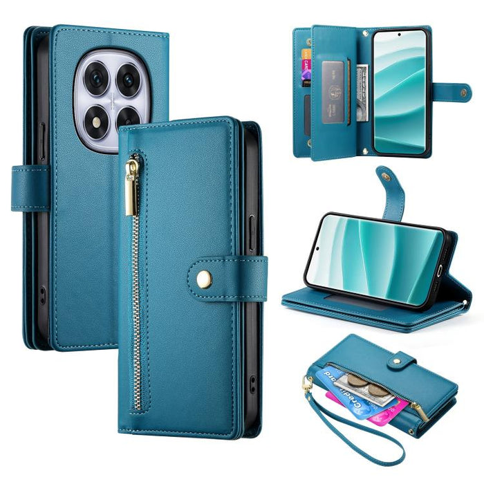 Cartera con cremallera y nueve ranuras para tarjetas, funda de cuero para teléfono, For Redmi A7 Pro 4G / 5G 171mm / Poco C85x 5G, For Redmi 15a 5G, For Redmi Turbo 5 Max 5G / Poco X8 Pro Max 5G, For Redmi Note 15 Pro+ 163.3mm / Poco M8 Pro            ...