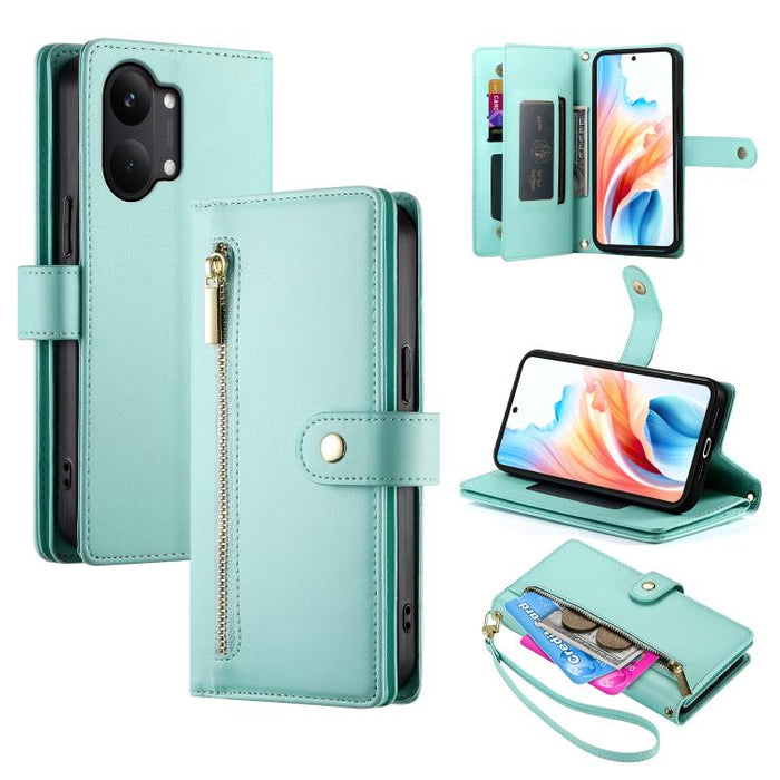 Cartera con cremallera y nueve ranuras para tarjetas, funda de cuero para teléfono, For Redmi A7 Pro 4G / 5G 171mm / Poco C85x 5G, For Redmi 15a 5G, For Redmi Turbo 5 Max 5G / Poco X8 Pro Max 5G, For Redmi Note 15 Pro+ 163.3mm / Poco M8 Pro            ...