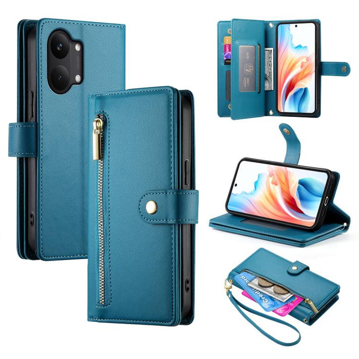 Cartera con cremallera y nueve ranuras para tarjetas, funda de cuero para teléfono, For Redmi A7 Pro 4G / 5G 171mm / Poco C85x 5G, For Redmi 15a 5G, For Redmi Turbo 5 Max 5G / Poco X8 Pro Max 5G, For Redmi Note 15 Pro+ 163.3mm / Poco M8 Pro            ...