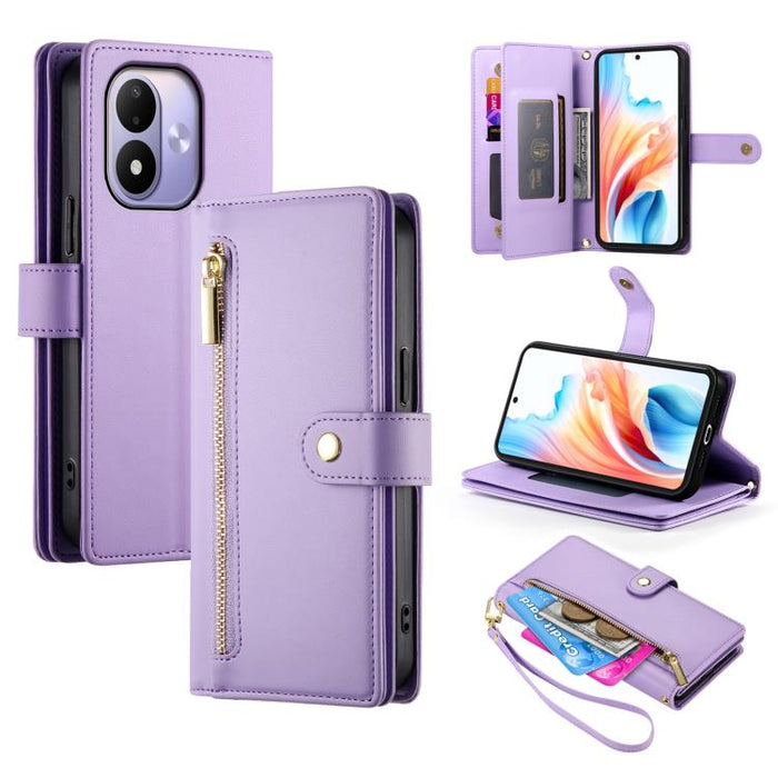 Cartera con cremallera y nueve ranuras para tarjetas, funda de cuero para teléfono, For Redmi A7 Pro 4G / 5G 171mm / Poco C85x 5G, For Redmi 15a 5G, For Redmi Turbo 5 Max 5G / Poco X8 Pro Max 5G, For Redmi Note 15 Pro+ 163.3mm / Poco M8 Pro            ...