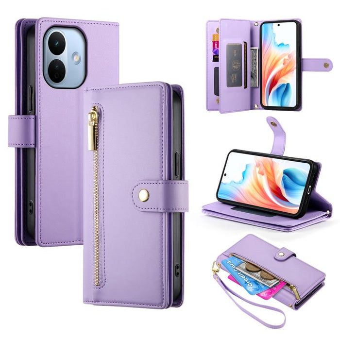 Cartera con cremallera y nueve ranuras para tarjetas, funda de cuero para teléfono, For Redmi A7 Pro 4G / 5G 171mm / Poco C85x 5G, For Redmi 15a 5G, For Redmi Turbo 5 Max 5G / Poco X8 Pro Max 5G, For Redmi Note 15 Pro+ 163.3mm / Poco M8 Pro            ...