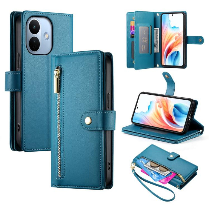Cartera con cremallera y nueve ranuras para tarjetas, funda de cuero para teléfono, For Redmi A7 Pro 4G / 5G 171mm / Poco C85x 5G, For Redmi 15a 5G, For Redmi Turbo 5 Max 5G / Poco X8 Pro Max 5G, For Redmi Note 15 Pro+ 163.3mm / Poco M8 Pro            ...