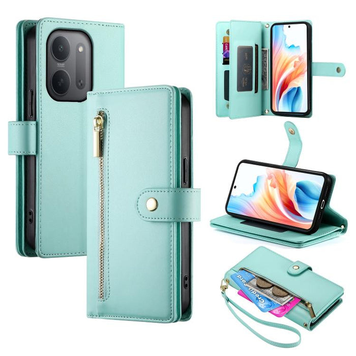 Cartera con cremallera y nueve ranuras para tarjetas, funda de cuero para teléfono, For Redmi A7 Pro 4G / 5G 171mm / Poco C85x 5G, For Redmi 15a 5G, For Redmi Turbo 5 Max 5G / Poco X8 Pro Max 5G, For Redmi Note 15 Pro+ 163.3mm / Poco M8 Pro            ...