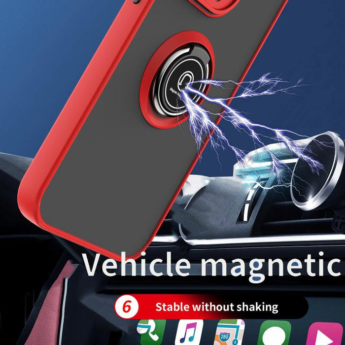 Funda para teléfono Q Shadow 1 Series TPU + PC con anillo, For iPhone 13 Pro, For iPhone 12, For iPhone 12 Pro Max, For iPhone 12 Pro