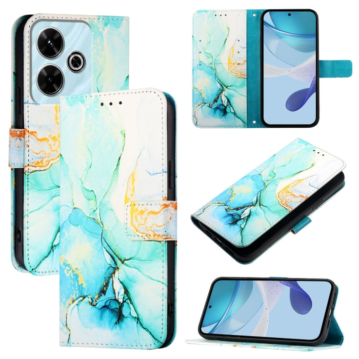 PT003 Funda de cuero con tapa para teléfono con diseño de mármol, For Redmi 15a 5G, For Redmi Turbo 5 / Poco X8 Pro 5G, For Redmi Note 15 Pro+ 5G Global 163.3mm, For Redmi Note 15 4G / 5G Global 164mm, For Redmi Note 15 Pro 5G Global 163.6mm           ...
