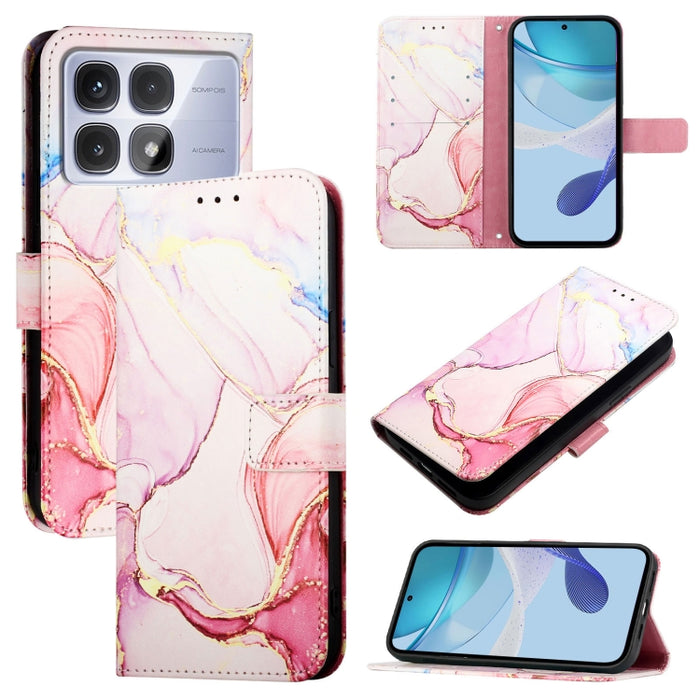 PT003 Funda de cuero con tapa para teléfono con diseño de mármol, For Redmi 15a 5G, For Redmi Turbo 5 / Poco X8 Pro 5G, For Redmi Note 15 Pro+ 5G Global 163.3mm, For Redmi Note 15 4G / 5G Global 164mm, For Redmi Note 15 Pro 5G Global 163.6mm           ...