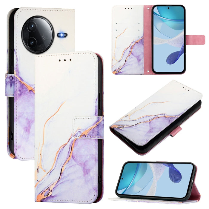 PT003 Funda de cuero con tapa para teléfono con diseño de mármol, For Redmi 15a 5G, For Redmi Turbo 5 / Poco X8 Pro 5G, For Redmi Note 15 Pro+ 5G Global 163.3mm, For Redmi Note 15 4G / 5G Global 164mm, For Redmi Note 15 Pro 5G Global 163.6mm           ...