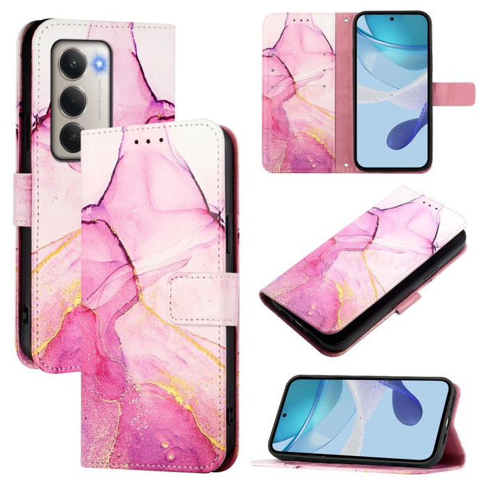 PT003 Funda de cuero con tapa para teléfono con diseño de mármol, For Redmi 15a 5G, For Redmi Turbo 5 / Poco X8 Pro 5G, For Redmi Note 15 Pro+ 5G Global 163.3mm, For Redmi Note 15 4G / 5G Global 164mm, For Redmi Note 15 Pro 5G Global 163.6mm           ...