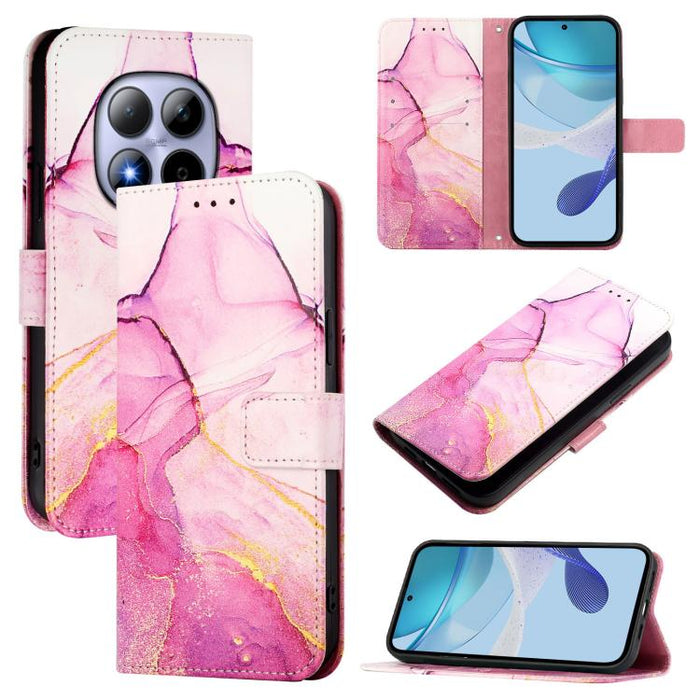 PT003 Funda de cuero con tapa para teléfono con diseño de mármol, For Redmi 15a 5G, For Redmi Turbo 5 / Poco X8 Pro 5G, For Redmi Note 15 Pro+ 5G Global 163.3mm, For Redmi Note 15 4G / 5G Global 164mm, For Redmi Note 15 Pro 5G Global 163.6mm           ...