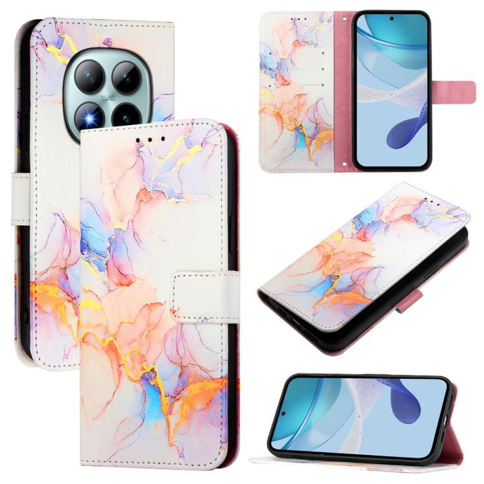 PT003 Funda de cuero con tapa para teléfono con diseño de mármol, For Redmi 15a 5G, For Redmi Turbo 5 / Poco X8 Pro 5G, For Redmi Note 15 Pro+ 5G Global 163.3mm, For Redmi Note 15 4G / 5G Global 164mm, For Redmi Note 15 Pro 5G Global 163.6mm           ...