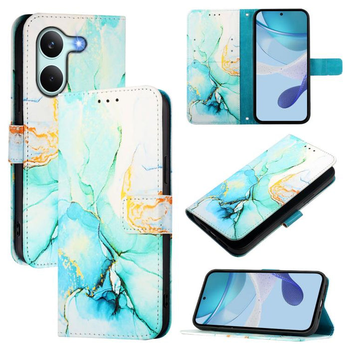 PT003 Funda de cuero con tapa para teléfono con diseño de mármol, For Redmi 15a 5G, For Redmi Turbo 5 / Poco X8 Pro 5G, For Redmi Note 15 Pro+ 5G Global 163.3mm, For Redmi Note 15 4G / 5G Global 164mm, For Redmi Note 15 Pro 5G Global 163.6mm           ...