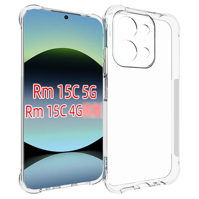 Funda para teléfono de TPU gruesa, antideslizante y a prueba de golpes, For Redmi Note 15 5G / 4G Global 164mm, For Redmi Note 15 Pro 4G 163.2mm, For Redmi K90, For Redmi K90 Pro Max, For Redmi 15C 5G/4G EU 173mm/Poco C85 5G                            ...