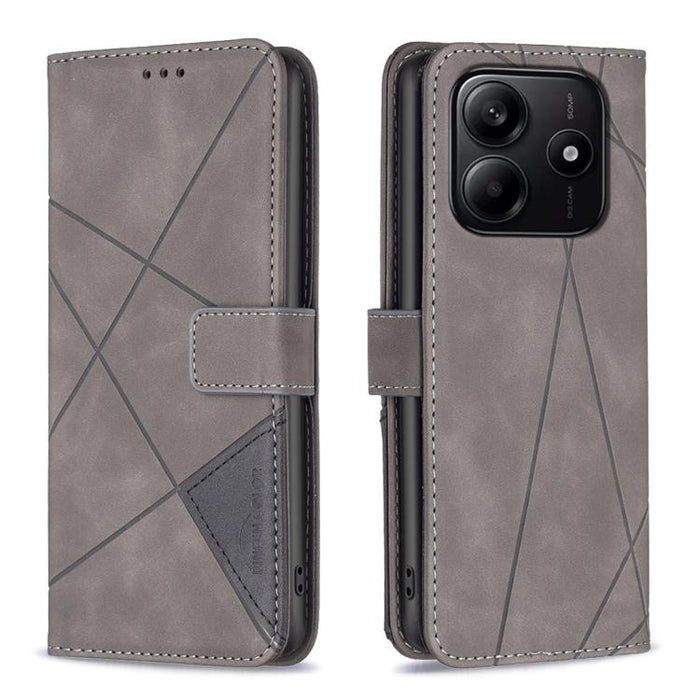 Funda de cuero para teléfono con textura de rombos y hebilla magnética, For Redmi K90 Max 5G, For Redmi A7 Pro 171mm / Poco C85x 5G, For Redmi 15a 5G, For Redmi Tubo 5 Max / Poco X8 Pro Max, For Redmi Tubo 5 / Poco X8 Pro 5G                            ...