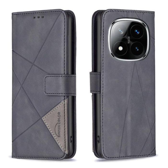 Funda de cuero para teléfono con textura de rombos y hebilla magnética, For Redmi K90 Max 5G, For Redmi A7 Pro 171mm / Poco C85x 5G, For Redmi 15a 5G, For Redmi Tubo 5 Max / Poco X8 Pro Max, For Redmi Tubo 5 / Poco X8 Pro 5G                            ...