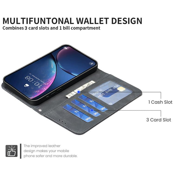 Funda de cuero para teléfono con textura de rombos y hebilla magnética, For Redmi Note 14 5G, For Redmi Note 14 Pro 5G / Note 14 Pro+ 5G, For Redmi 14C 4G, For Redmi K70 Ultra