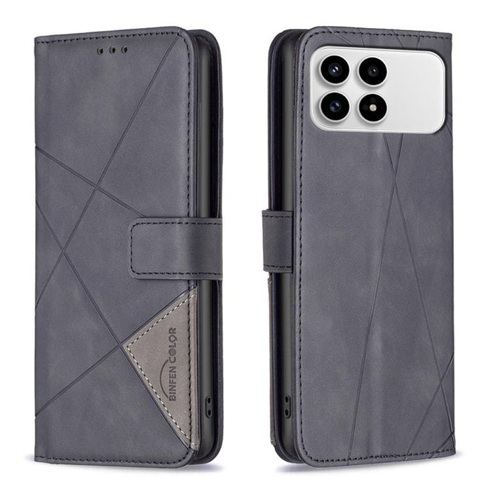 Funda de cuero para teléfono con textura de rombos y hebilla magnética, For Redmi K90 Max 5G, For Redmi A7 Pro 171mm / Poco C85x 5G, For Redmi 15a 5G, For Redmi Tubo 5 Max / Poco X8 Pro Max, For Redmi Tubo 5 / Poco X8 Pro 5G                            ...