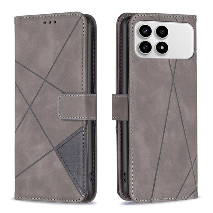 Funda de cuero para teléfono con textura de rombos y hebilla magnética, For Redmi K90 Max 5G, For Redmi A7 Pro 171mm / Poco C85x 5G, For Redmi 15a 5G, For Redmi Tubo 5 Max / Poco X8 Pro Max, For Redmi Tubo 5 / Poco X8 Pro 5G                            ...