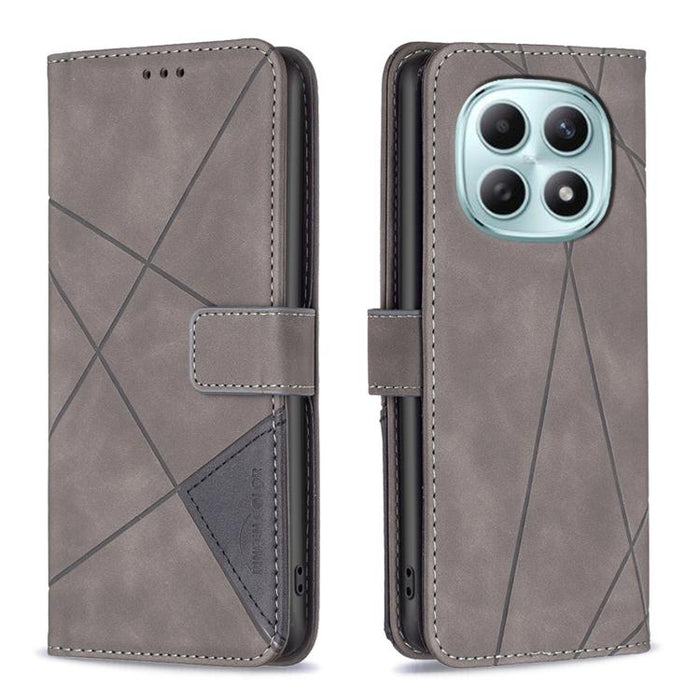 Funda de cuero para teléfono con textura de rombos y hebilla magnética, For Redmi K90 Max 5G, For Redmi A7 Pro 171mm / Poco C85x 5G, For Redmi 15a 5G, For Redmi Tubo 5 Max / Poco X8 Pro Max, For Redmi Tubo 5 / Poco X8 Pro 5G                            ...